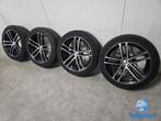 6-7mm! Volvo S60 V60 Ford Mondeo 18 inch zwarte velgen 5x108, Auto-onderdelen, 18 inch, Gebruikt, Banden en Velgen, 235 mm