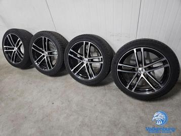 6-7mm! Volvo S60 V60 Ford Mondeo 18 inch zwarte velgen 5x108 beschikbaar voor biedingen