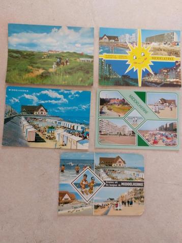 5 postkaarten van Middelkerke