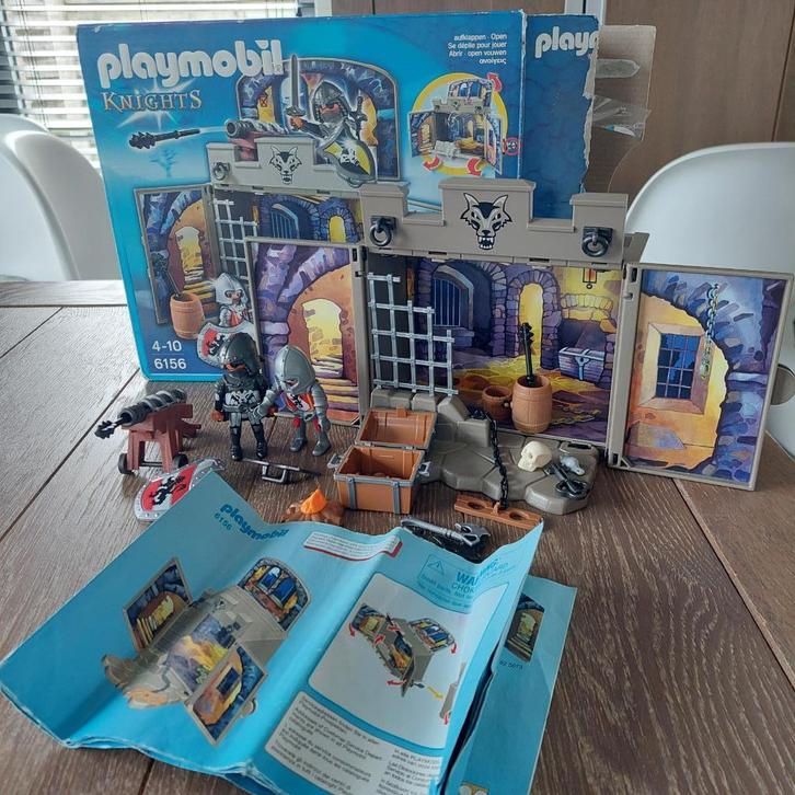 Playmobil Speelbox Ridder Schatkamer - 6156, Kinderen en Baby's, Speelgoed | Playmobil, Gebruikt, Complete set, Ophalen