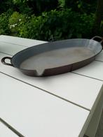 Email pan vintage ( 44cm), Huis en Inrichting, Keuken | Potten en Pannen, Ophalen of Verzenden, Gebruikt