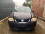 Volkswagen Touran 1.6 benzine met 7 zitplaatsen, Auto's, Zwart, 1600 cc, Electronic Stability Program (ESP), Handgeschakeld