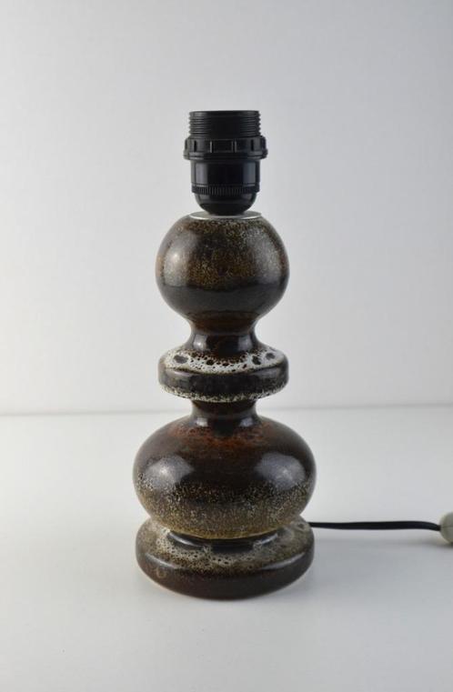 Vintage keramiek tafellamp Herda, Maison & Meubles, Lampes | Lampes de table, Utilisé, Moins de 50 cm, Enlèvement ou Envoi