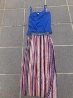 Rok ameline + top batida, Kleding | Dames, Blauw, Zo goed als nieuw, Amelie&Amelie, Onder de knie