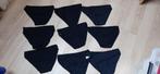 Set van 9 zwarte slips maat S, Kleding | Dames, C&A, Ophalen of Verzenden, Zwart, Slip