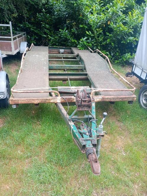 autoremork dubbelasser, Auto diversen, Aanhangers en Bagagewagens, Gebruikt, Ophalen