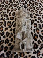 Statue en pierre squelette, Collections, Statues & Figurines, Comme neuf, Enlèvement ou Envoi