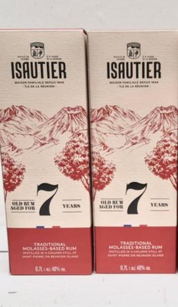 Rum Isautier 7 years (2 flessen) beschikbaar voor biedingen