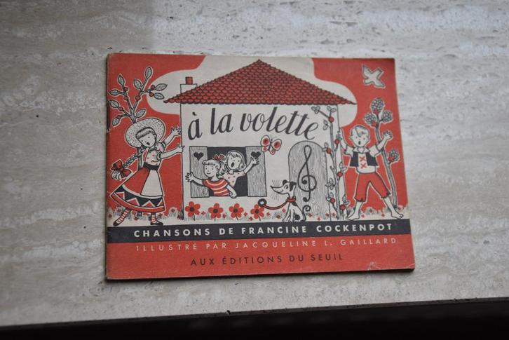 Francine Cockenpot chansons à roulettes / à la volette, Antiek en Kunst, Antiek | Boeken en Manuscripten, Verzenden