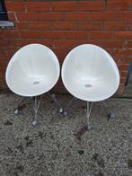 Kartell armchairs wit 12 stuks, Ophalen, Wit