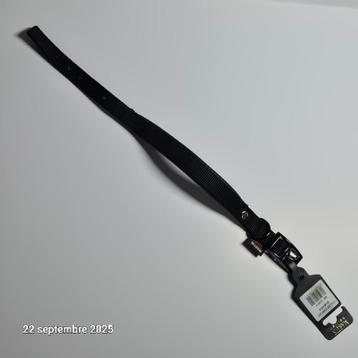 Zwarte comfortabele nylon halsband voor middelgrote honden  beschikbaar voor biedingen