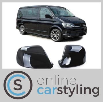 Spiegelkappen VW Transporter T6 / T6.1 Glossy Black beschikbaar voor biedingen