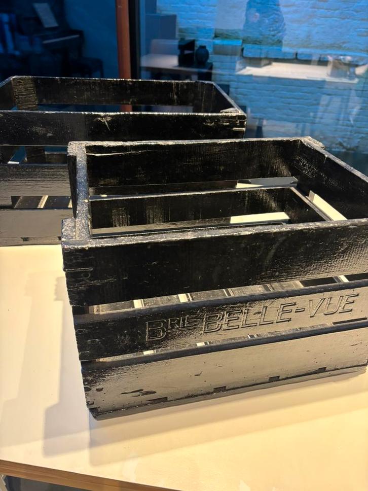 2 houten kratten, Doe-het-zelf en Bouw, Kratten en Dozen, Gebruikt, Krat, Ophalen of Verzenden