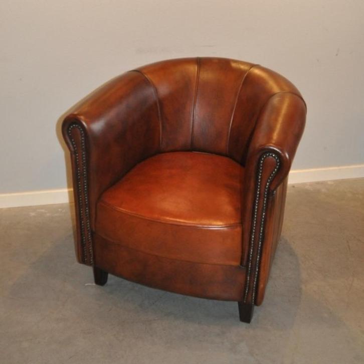 Nieuwe schapenleren fauteuil Neeltje, Huis en Inrichting, Zetels | Zetels, Nieuw, Leer, Ophalen of Verzenden