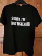 Zwarte T-shirt, Ophalen, Meisje, Shein, Zo goed als nieuw