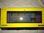 Corsair K55 RGB Pro, Ophalen of Verzenden, Azerty, Zo goed als nieuw, Bedraad