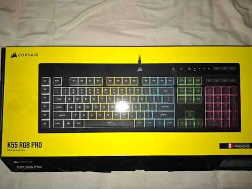 Corsair K55 RGB Pro, Computers en Software, Toetsenborden, Zo goed als nieuw, Azerty, Bedraad, Ophalen of Verzenden
