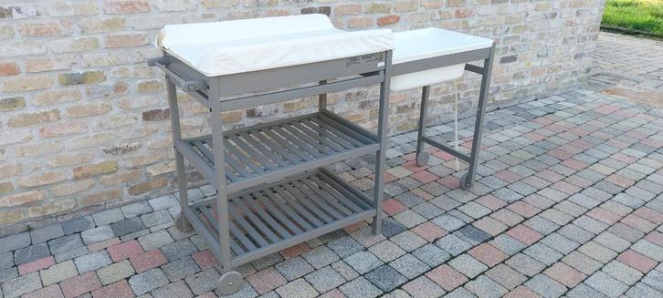 kinderbad Quax met verzorgingsmat en meubel, Kinderen en Baby's, Badjes en Verzorging, Gebruikt, Badje, Ophalen