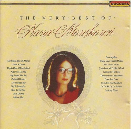 942 - NANA MOUSKOURI - THE VERY BEST OF - NIEUW, Cd's en Dvd's, Cd's | Pop, Nieuw in verpakking, 1980 tot 2000, Verzenden