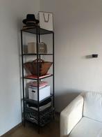 Vitrinekast ikea zwart metaal en glas, Enlèvement, Comme neuf