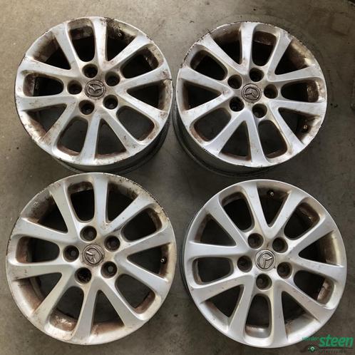 Mazda LM Velgen Steek 5 x 114 ET52,5 6,5J 16 Inch NG 67,1 Mm, Auto-onderdelen, Banden en Velgen, Velg(en), Gebruikt, Ophalen of Verzenden