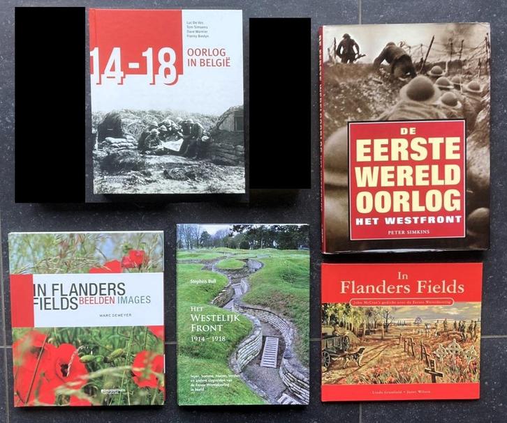 5 Belgische Oorlogsboeken, Boeken, Oorlog en Militair, Nieuw, Algemeen, Voor 1940, Ophalen of Verzenden