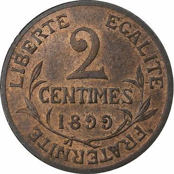 France 2 centimes, 1899