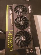 Asus Tuf RTX 4060 TI, Computers en Software, Videokaarten, HDMI, PCI-Express 4, Ophalen of Verzenden, Zo goed als nieuw