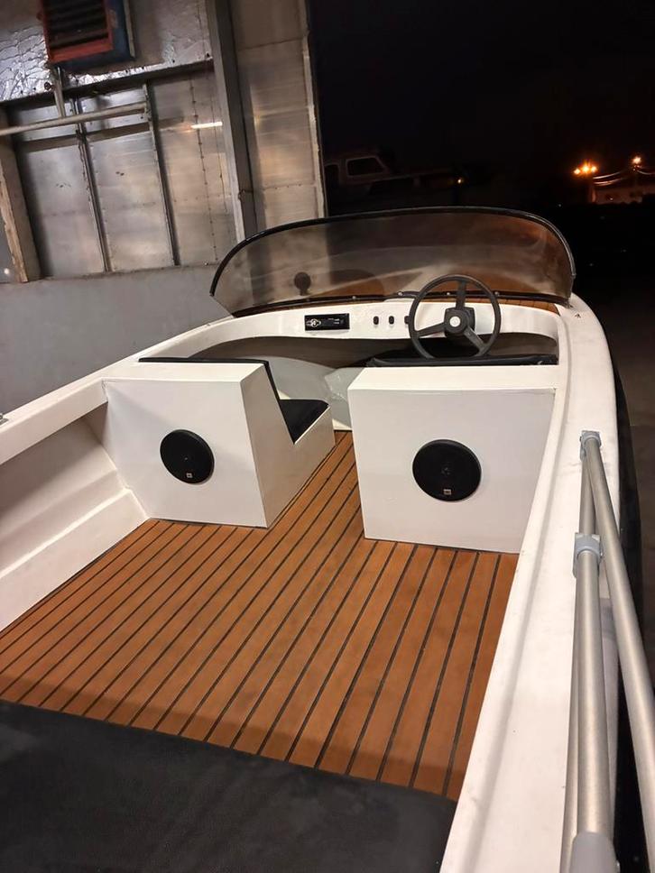 vaarklare Boot met buitenboordmotor, Watersport en Boten, Motorboten en Motorjachten, Gebruikt, Benzine, Buitenboordmotor, Ophalen