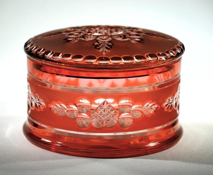 Val Saint Lambert - Bonbonnière Joséphine - VSL, Antiek en Kunst, Antiek | Glaswerk en Kristal, Ophalen of Verzenden