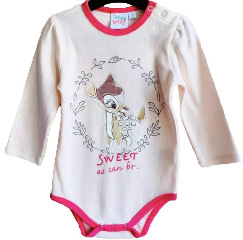 ② Bambi Rompertje Lange Mouw Disney Maat 74/80 86 — Vêtements