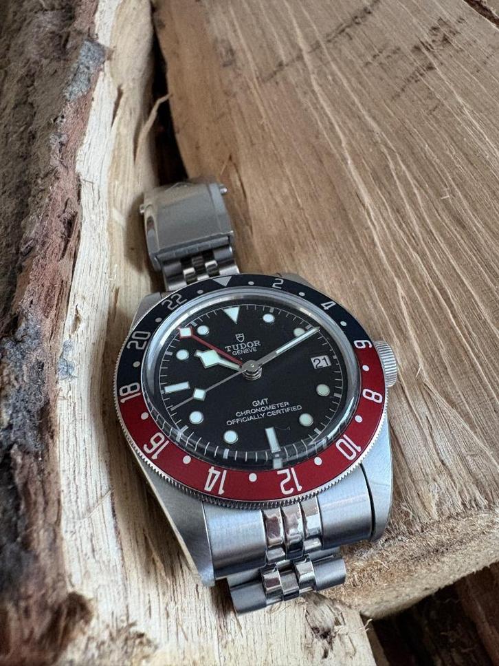 Tudor Pepsi - 79830RB FULL Set, Handtassen en Accessoires, Horloges | Heren, Zo goed als nieuw, Polshorloge, Staal, Staal, Ophalen of Verzenden