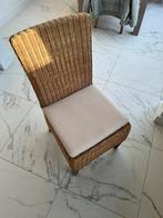 Stoelen, Huis en Inrichting, Stoelen, Ophalen, Bruin, Riet of Rotan, Zo goed als nieuw