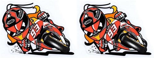 Marc Márquez 93 sticker set #17, Motoren, Accessoires | Stickers, Verzenden