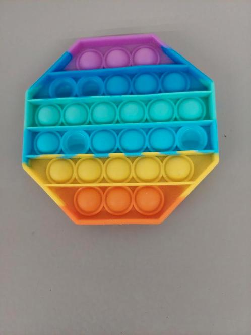 Pop-it rainbow -  fidget toy - tangle toy - anti-stress, Verzamelen, Speelgoed, Zo goed als nieuw, Ophalen of Verzenden