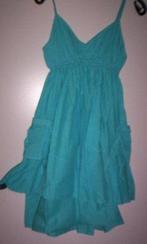 nieuw turquoise zomerse jurk losvallend kleed mt 38, Taille 38/40 (M), Bleu, Enlèvement ou Envoi, Neuf