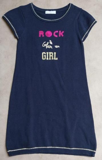  Donkerblauw kleedje "Rock Glam Girl" – Maat 10 jaar / 140 beschikbaar voor biedingen
