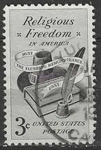 USA 1957 - Yvert 635 - Godsdienstvrijheid (ST), Postzegels en Munten, Verzenden, Gestempeld
