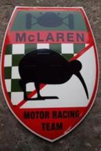 Mc Laren motor racing team emaillen bord garage borden, Reclamebord, Ophalen of Verzenden, Zo goed als nieuw