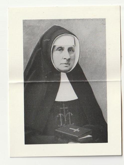 Mutter E. von Jesu Koch Aachen Eupen Typhus Louvain 1899, Collections, Images pieuses & Faire-part, Image pieuse, Envoi