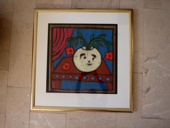 Bloemen in vaas - Bart Drost (geboren 1955 Venlo), Antiek en Kunst, Kunst | Schilderijen | Klassiek, Ophalen