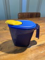 Tupperware microplus kan magnetron, Huis en Inrichting, Ophalen of Verzenden, Blauw