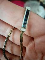 Een gouden armband met mineraalstenen 18 karaat goud, Ophalen of Verzenden, Goud, Goud