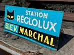 MARCHAL oud reclamebord 1960, Ophalen, Gebruikt, Reclamebord