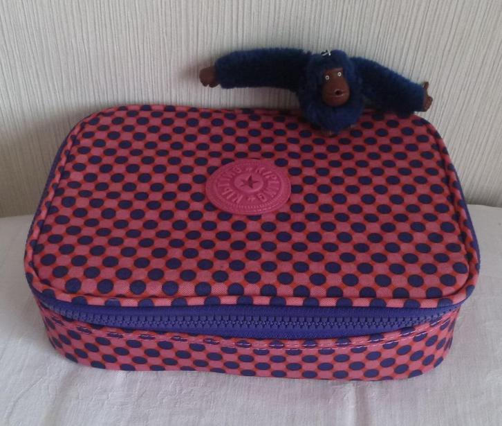 Kipling Gd pennenetui 100 pennen driekleurig + aap, Diversen, Schoolbenodigdheden, Gebruikt, Ophalen of Verzenden