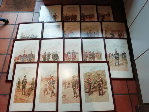De Civic Guard en zijn oorsprong - 18 chromotypogravures, Antiek en Kunst, Kunst | Etsen en Gravures, Ophalen