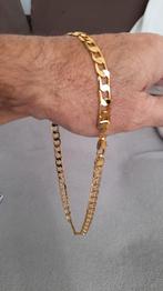 Nieuw gouden > kleur Ketting 48 cm lang armband 18.5 см lang, Ophalen, Nieuw, Goud, Overige materialen