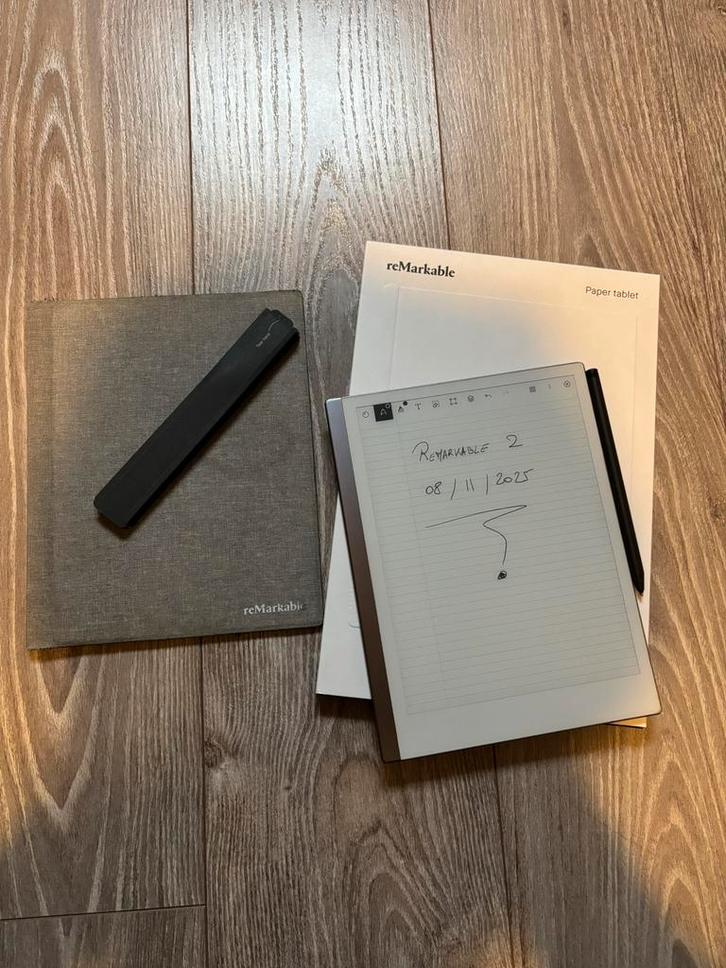 Remarkable 2 - marker pro - boon folio, Computers en Software, Tekentablets, Zo goed als nieuw, Ophalen