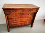 Antieken commode 4 lades, Antiek en Kunst, Ophalen