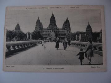 Parijs 01/09/1931 tempel van Angkor Wat. Koloniale expositie